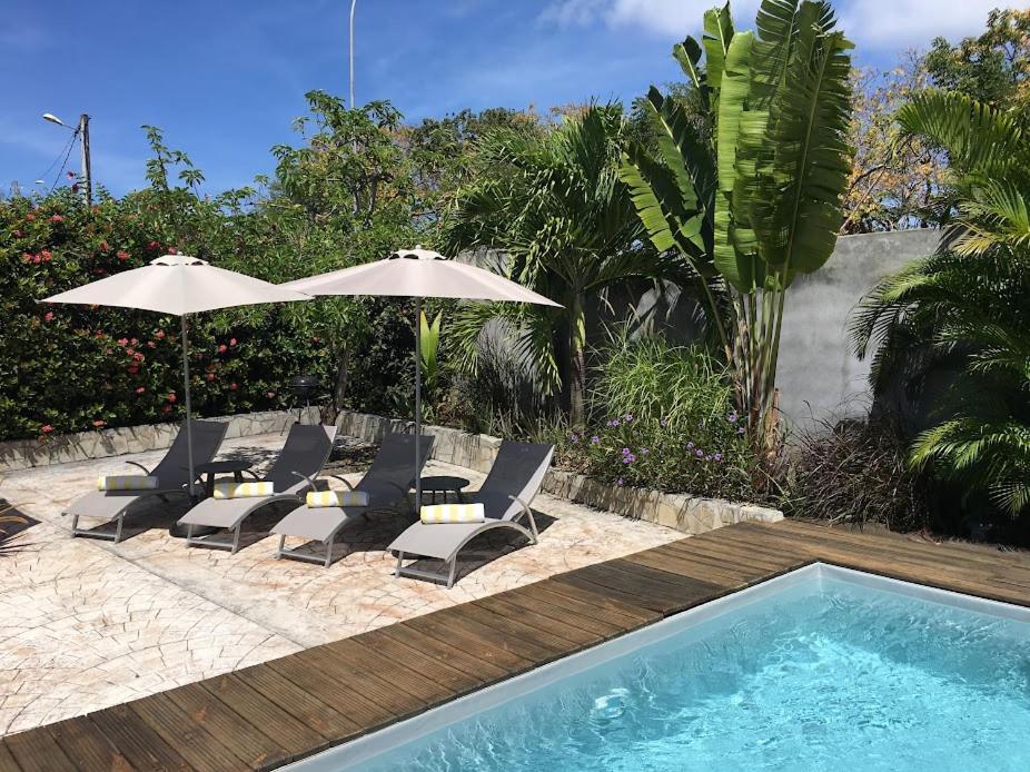 Villa Avec Piscine Privee Saint-Francois  Exteriör bild